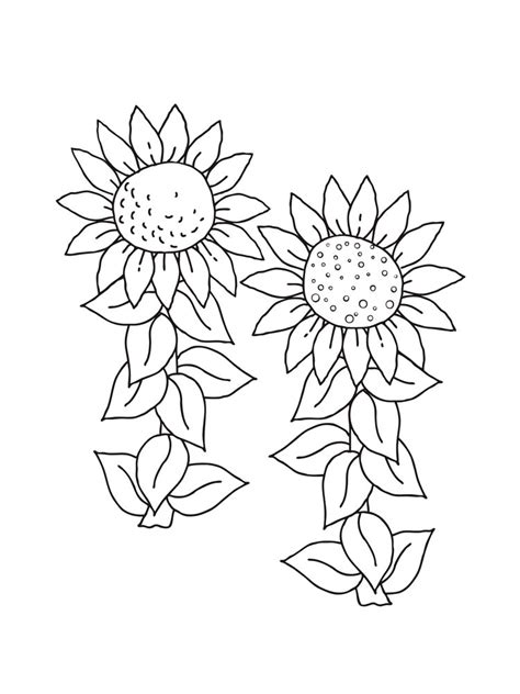 Different leaves make excellent subjects for children's coloring sheets as they provide a. Sunflower coloring pages. Download and print Sunflower ...