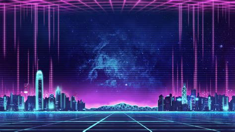Anime Retrowave City Wallpapers Wallpaper Cave