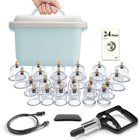 Buy Hdyar Cupping Set W 24 Cups Professional Chinese Cupping Therapy Sets Suction Hijama