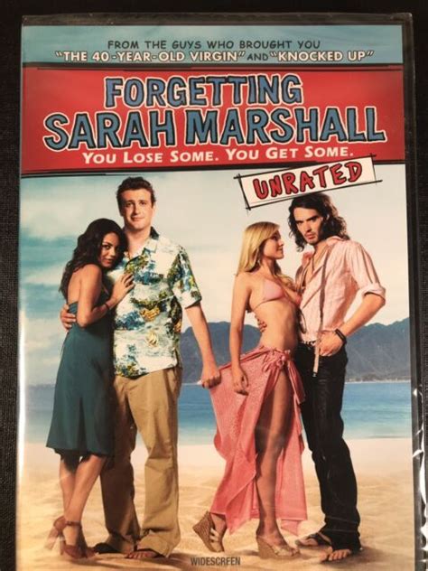 Forgetting Sarah Marshall Unrated Dvd Jason Segel Kristen Bell Sealed