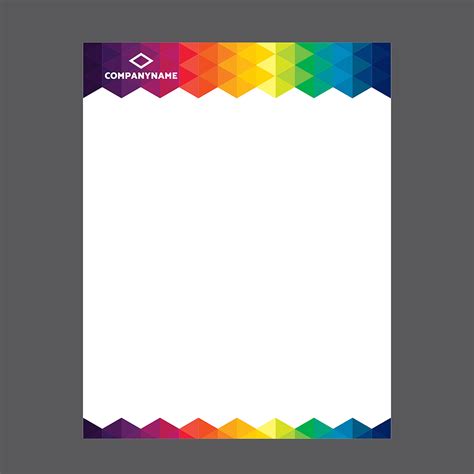 Are you looking for personalized stationary to keep in touch with students and parents? Colorful Letterhead Template 576204 Vector Art at Vecteezy
