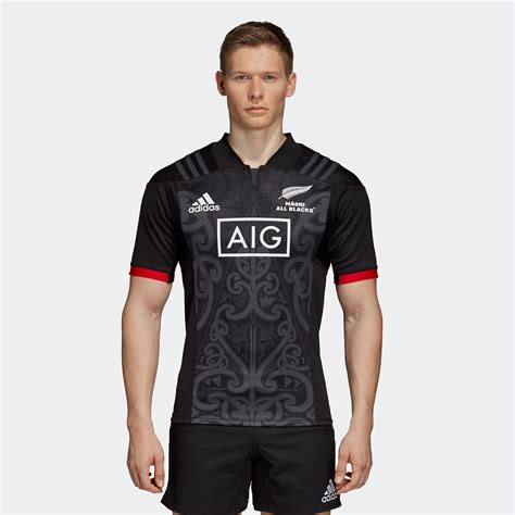 Rugby S 3xl New Zealand Maori All Blacks 2019 Rugby Jersey Shirt C 1026