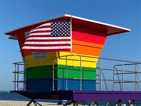 Investigation After Lgbt Lifeguard Tower Burned To Ground The