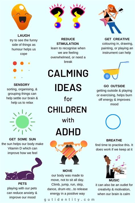 Calming Ideas For Children With Adhd Artofit