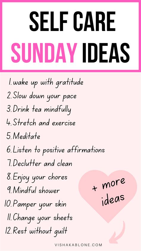 30 Self Care Sunday Ideas You Will Absolutely Love Vishaka Blone