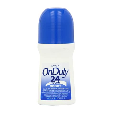 Avon On Duty Sport Mens Roll On Deodorant 24 Hour Antiperspirant 26