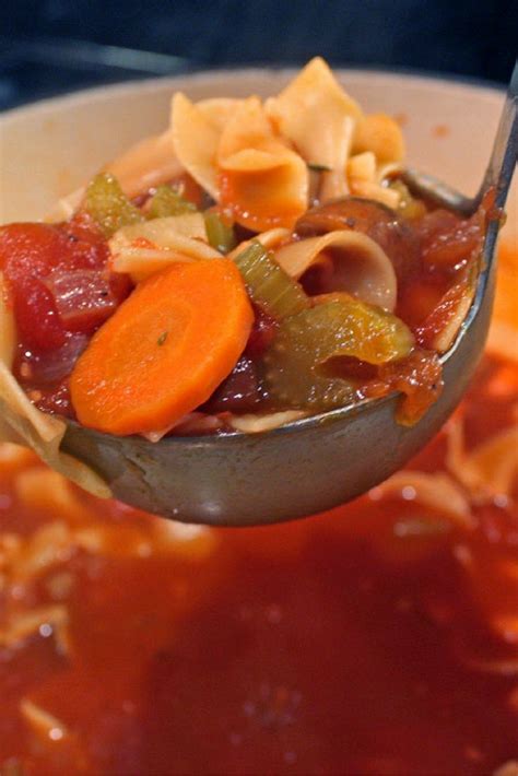 Egg noodles are a little bit more versatile than regular white noodles made from just flour and water. This vegetable noodle soup is hearty with mushrooms, onions, carrots and tomatoes in a piping ...