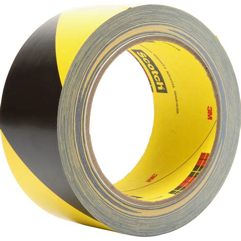 3m Diagonal Stripe Safety Tape Black Yellow 1 Roll Quantity