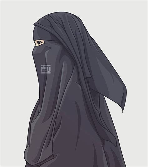 Hijab Niqab Cartoon Niqab Girl Hd Phone Wallpaper Pxfuel