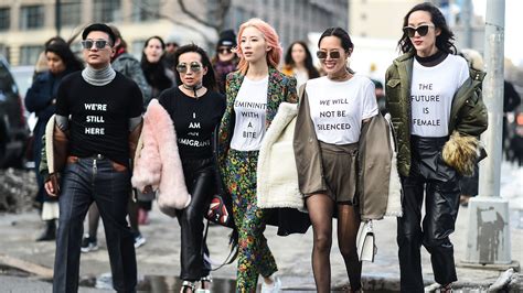 Fashion Week S Most Showstopping Feminist Moments Allure