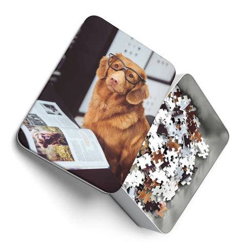 Personalized Jigsaw Puzzle Turn Your Pet Photos Into Puzzle Etsy