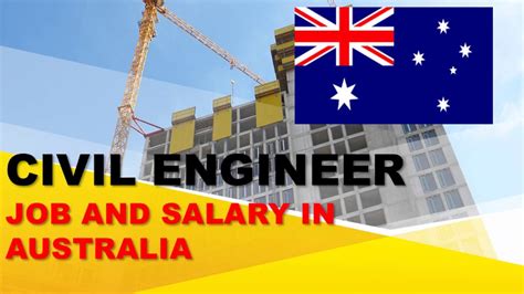 Civil Engineer Salary In Australia Jobs And Wages In Australia Youtube