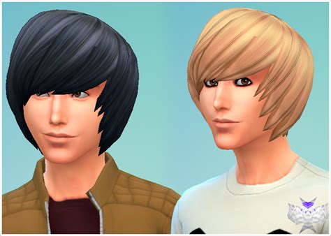 My Sims 4 Blog David Sims Emo Hair For Males