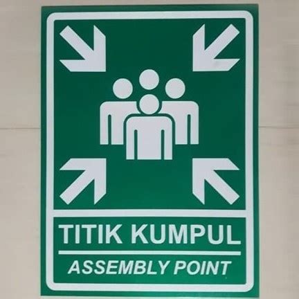 Jual Rambu Titik Kumpul Akrilik Shopee Indonesia