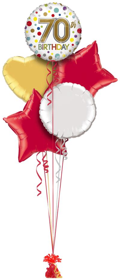 70th Birthday Spots Balloon Delivery Balloon Monkey