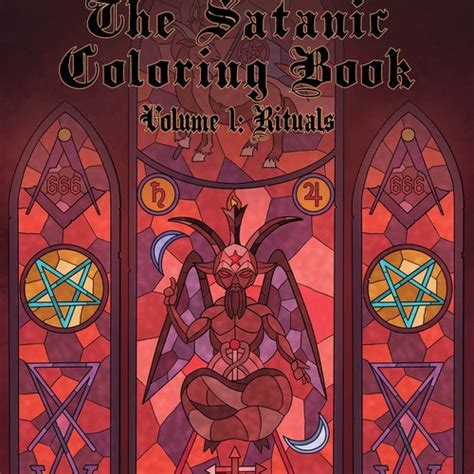 The Satanic Coloring Book Volume 2 Animals Physical Copy Etsy