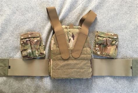 Lbt 6094ulv Ultra Low Vis Plate Carrier With Side Plate Pouch Set