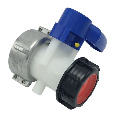 Ibc Tote Butterfly Valve Dn Heavy Duty Mm Taps Drain Connector For