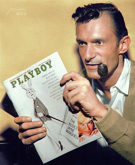 Hugh Hefner Holding The June 1963 Copy Of Playboy 736 900 Colorized