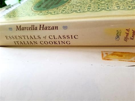 Marcella Hazan Essentials Of Classic Italian Cooking Hobbies And Toys Books And Magazines