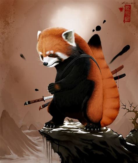 Red Panda By Ardentmind Panda Art Red Panda Character Art