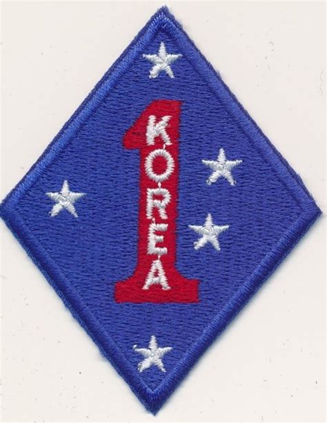 1st Marine Division Korea Korean War Sleeve Insignia Patch Murphs