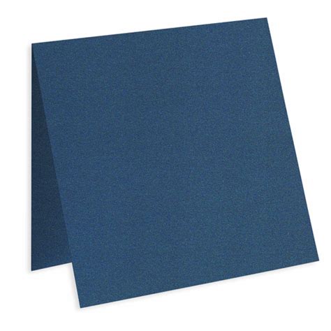 Lapis Lazuli Square Folded Card 5 14 X 5 14 Stardream Metallic 105c