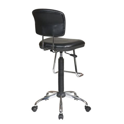 As an amazon associate i earn from qualifying purchases. Symple Stuff Height Adjustable Drafting Chair with ...