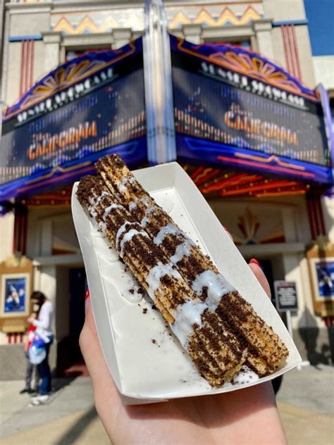 Review New Chocolate Crumble Pineapple Churro At Disney California