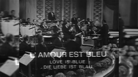 Esc 1967—luxemburgo L Amour Est Bleu Youtube