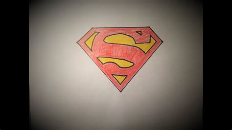 How To Draw The Superman Logo Youtube
