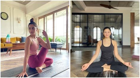 Step Inside Alia Bhatt S Grand Home With These Yoga Pics Don T Miss Her Fancy Ceiling Fans