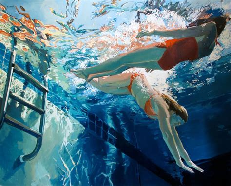 Underwater Portrait Underwater Painting Samantha Kunst Online French Paintings Oil