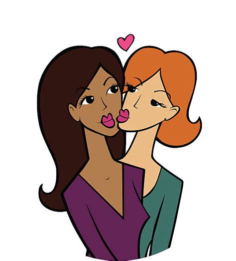 Hot Black Lesbians Kissing Illustrations Royalty Free Vector Graphics
