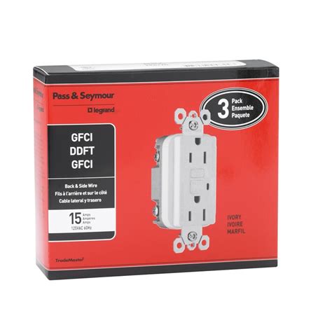 Pass And Seymourlegrand Ivory 15 Amp Decorator Tamper Resistant Outlet