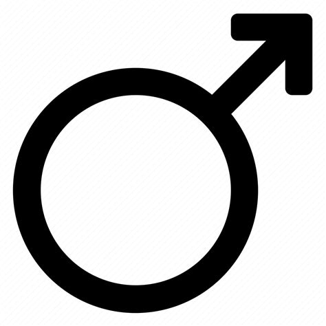 Gender Male Masculine Sign Symbol Icon Download On Iconfinder