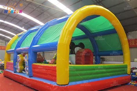 Inflatable Fun City With Tent Zhengzhou Winsun Amusement Equipment Co