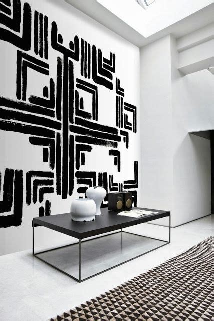 Black White Geometric Art