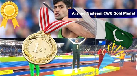 Arshad Nadeem Javelin Throw Gold Medal Youtube
