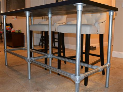 For diy novices, making a bar table is an ideal project since it will allow you to expand your skills while making in it, this youtuber shows us how to make a coffee bar table using pallet wood and steel. DIY Counter Height Table with Pipe Legs
