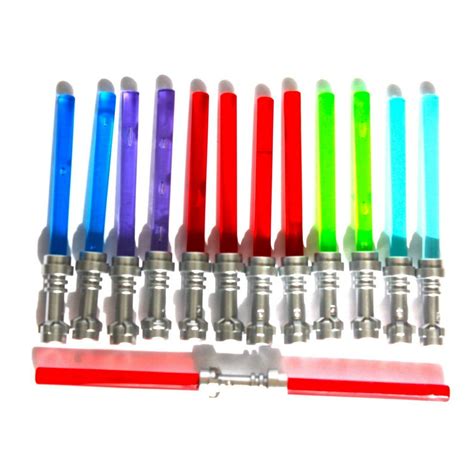 Lego Star Wars Lightsaber With Metallic Hilts 2 Inch Set Of 13 Pieces