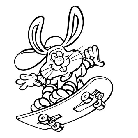 Skateboard Coloring Pages