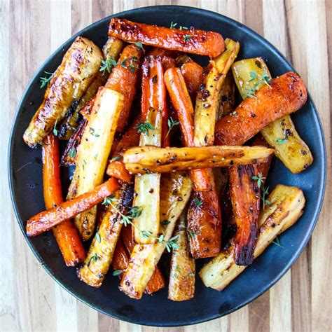 Honey Roasted Carrots And Parsnips The Food Blog