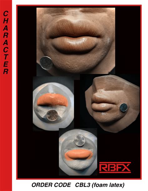 Cbl3 Extra Big Foam Latex Lips Dollification Rbfx Studio