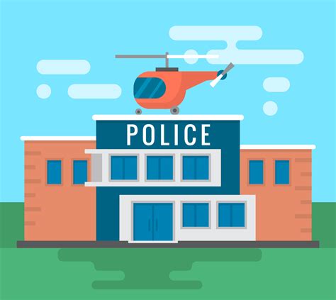 Police Station 225259 Vector Art At Vecteezy