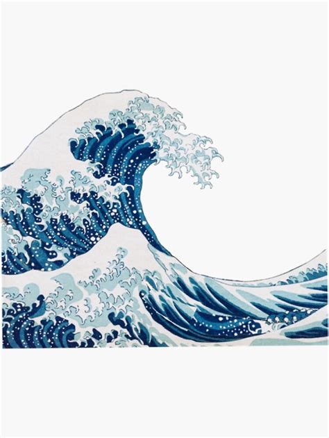 Wave Sticker Sticker For Sale By Maddiemjf Waves Sketch Waves
