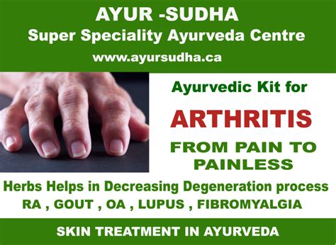 Arthritis Ayurveda Medicines Ayurvedic Products In Canada