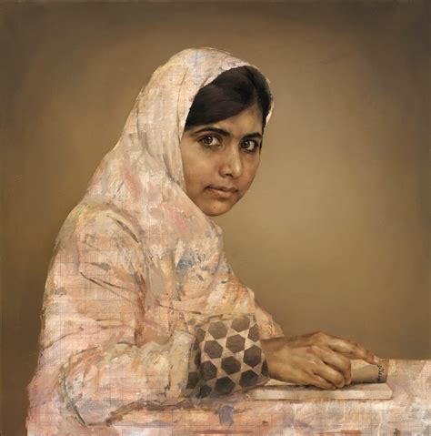 Jonathan Yeo Painting Of Malala Yousafzai Unveiled At National Portrait