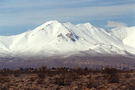 View Of The Sierra Nevada Mountains From Ridgecrest California