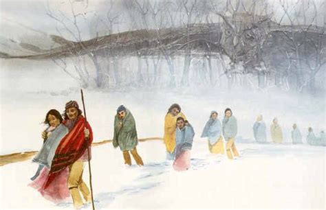 Trail Of Tears Cherokee Indian Art Trail Of Tears Native American